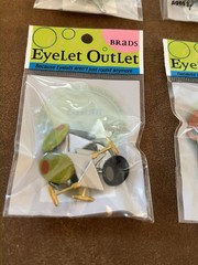 Eyelet Outlet Brads Lot of Food Home NEW 6 packs Card Making Scrapbooking