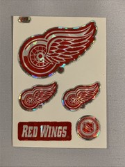 Vintage Stickers Red Wings Hockey NHL Prismatic Vending Machine Sticker VTG PVI