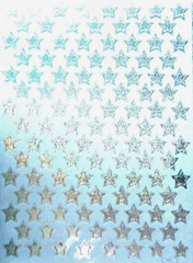 PAPER STUDIO Stick*A*Bilities MINI HOLOGRAM SILVER STAR STICKERS 4 1/4″x5″ sheet