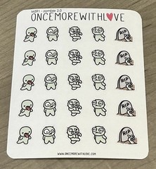 NEW Once More With Love ❤️ Zombie Munchkins 2.0 Sticker Set OMWL Stickers