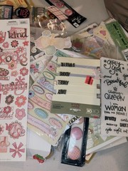 Baby Girl Scrapbooking Embellishments Lot Stickers Paper Crafts Mixed Media