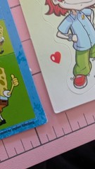 Vintage stickers SpongeBob, Fairly Odd Parents Rugrats Nickelodeon Lot 2 Sheets