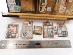 Junk Journal Ephemera Embellishment Add-on Handmade Set Vintage Style Set 9