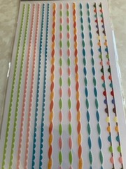 K&COMPANY MARCELLA RUB-ONS FIESTA BIRTHDAY TRANSFERS 14PCS
