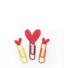 Red Glitter Small Heart Sticker 95 Count Self-Adhesive 0.35Inchs 90mm Crafts