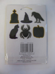 Recollections HALLOWEEN Die Cuts Tombstone Witch Hat Crow Cat Spider Pumpkin NOS