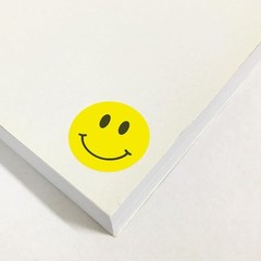 2000 Pack – 0.5″ Smiling Happy Smile Face Stickers, Yellow 2000 Pieces,