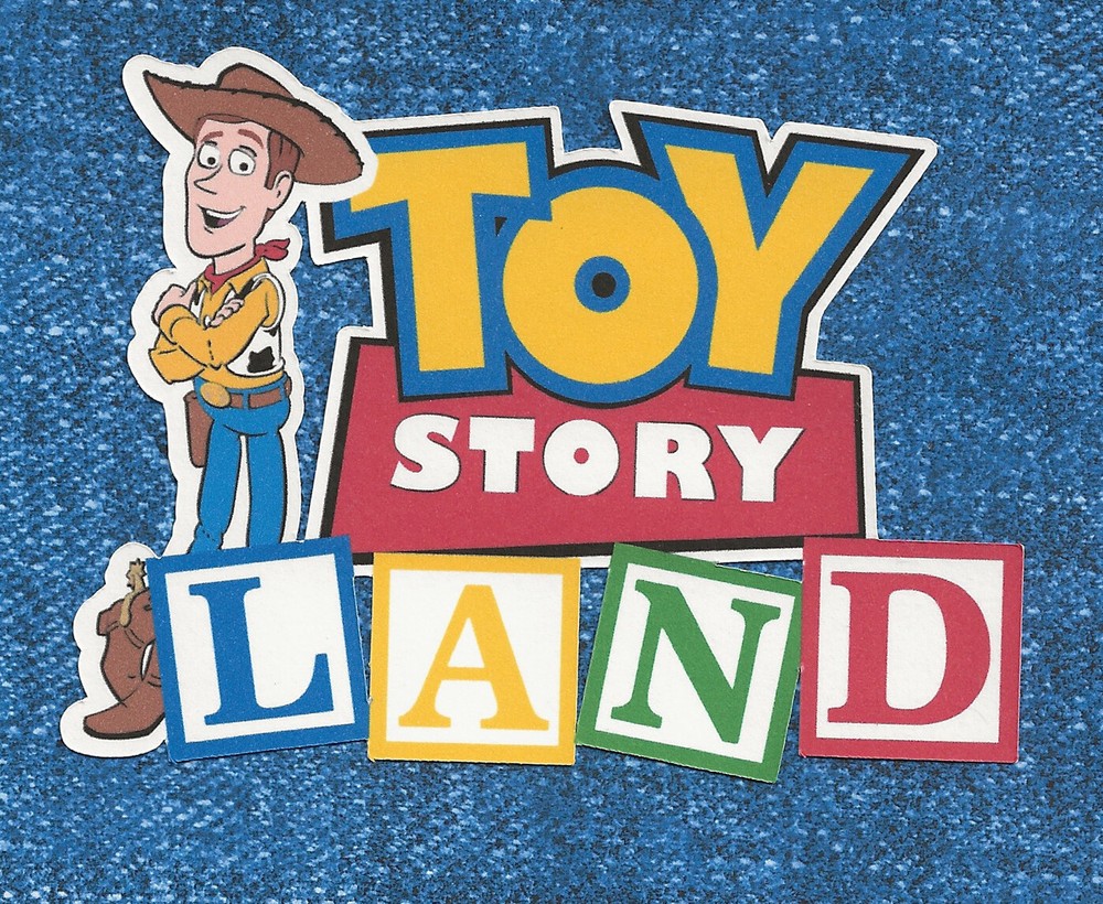 Toy Story Land Die Cut – Disney Printed Die Cut – Toy Story Land Die Cut – 1 pc