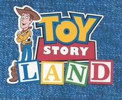 Toy Story Land Die Cut – Disney Printed Die Cut – Toy Story Land Die Cut – 1 pc
