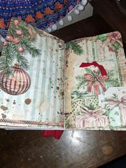 Shabby Christmas Junk Journal Scrapbook Usa Seller