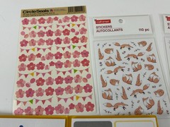 Tiny Kawaii Cute Stickers Lot & Border Abstract Sticker Books