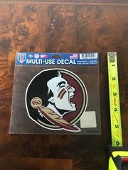 NCAA Multi-Use Decal Reusable/Removable – WinCraft NEW-FLORIDA STATE UNIVERSITY