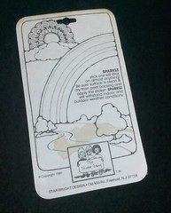Vintage Sparkle Stick Ons Prism Holographic Panda Stickers