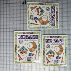 NRN Designs BASEBALL Frame Sports- Scrapbook Stickers 3 Sheets