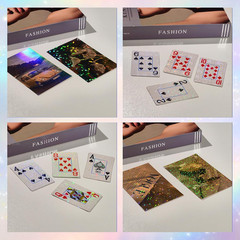 36 Sheets Holographic Sticker Paper, Clear Vinyl Lamination Sticker Film Self Ad