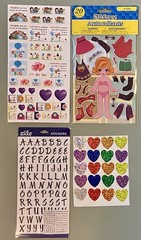 Lot: MAMBI Princess Scrapbook Kit Stickers Clear Stamp! Jolee’s Boutique, Sticko