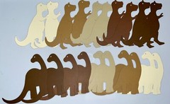 20 DINOSAURS cardstock paper die cut embellishments