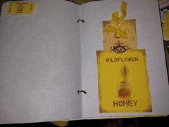 Honey Bee Junk Journal Scrapbook USA Seller