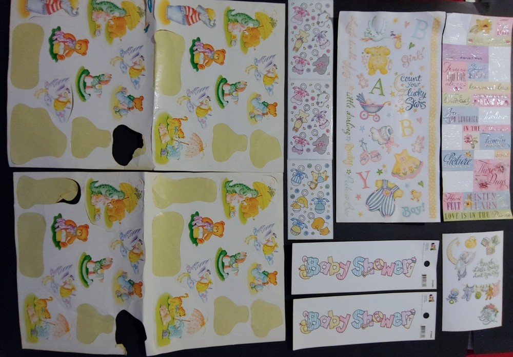 Vintage – Stickers – Variety – some missing as shown – comes as a set as shown
