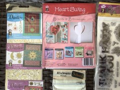 HOT OFF THE PRESS LOT-Stamps-Dazzles-Pockets-Brads-Folder~NEW