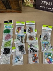 16 Eyelet Outlet decorative & solid brad packages bundle lot