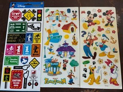 Vintage Sandylion Stickers Mickey Mouse Minnie Goofy Lot Journal Scrapbook New