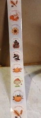 21 (1 Yard) THANKSGIVING ENVELOPE SEALS STICKERS 1.5″, #2