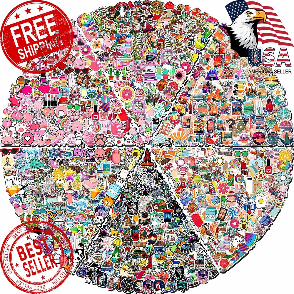 Arme Stickers 600Pcs Cute Style 1