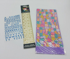 Lot Letters Numbers Alphabet Stickers Scrapbooking Paper Crafting Junk Journal
