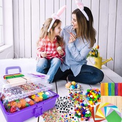 kortes Jumbo Art and Craft Supplies for Kids, Toddler DIY Craft Art Supply Se…