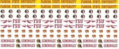 Florida State University Seminoles NCAA Border Scrapbook Stickers 12″