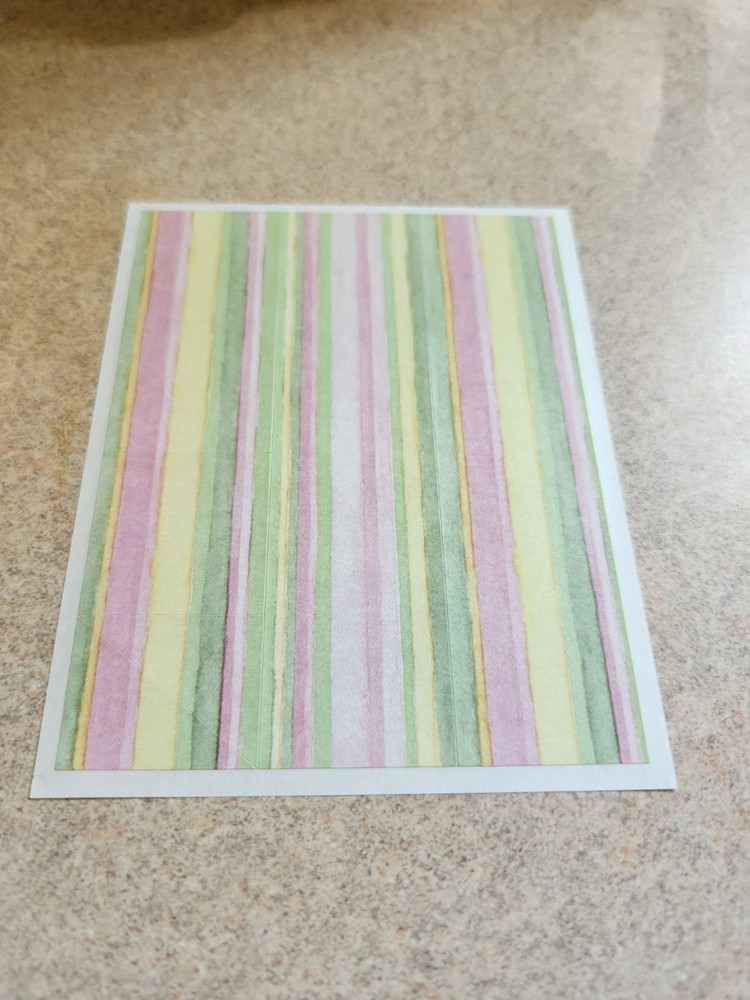Creative Memories~Countryside Stripe Cuts~Block Sticker Sheet