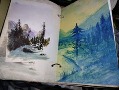 In The Mountains Junk Journal Scrapbook USA Seller