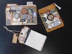 Junk Journal Add On OOAK File Envelope Note Pad Ephemera Tags Choice Of Set