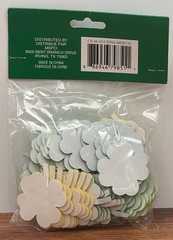 Celebrate It St. Patricks Day Foam Stickers 54 Pc Glitter & Solid Shamrocks