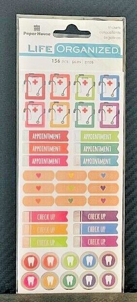 Paper House LIFE ORGANIZED Planner stickers~U PICK~Quick Ship!