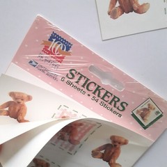 Vintage USPS 1998 America’s Teddy Bear Stickers – 5 Sheets in Opened Packaging