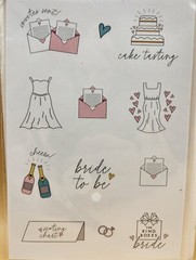 The Ring Boxes “Wedding Planner Sticker Book” 5 Sheets Total, BRAND NEW