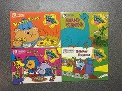 Vintage TREND Sticker Folder Book Lot: 1990s 4 Sticker Saver Folders