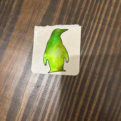 Rare Vintage 80s Mystik Oilies Penguin Touch Sticker 1980s Rare