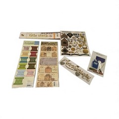 Sticker Scrapbook Lot Mixed Brands Embellishments Tags Travel Crafting Art Craft