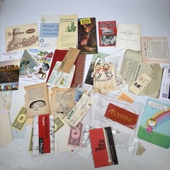 Junk Journal Ephemera Lot 4.5+ lb Vintage Paper Drawer Scrapbook Collage Craft