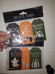 9 PC Vtg Halloween Sticker Laser Cut Tag Die Cuts Stickers Jolees Junk Journals