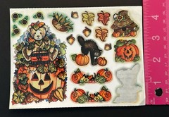 Penny Black TRICK OR TREAT Stickers HALLOWEEN PUMPKINS – Missing 1 Sticker