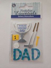 Dad/Grandpa/Grandparents Crafting Stickers