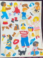 Vintage 1993 Mrs Grossman 3 Sticker 6″ x 8″ Sheets ~ Kids Clubhouse Toys Outdoor
