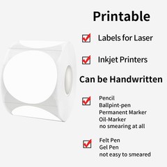 Blank Dot Stickers, 1.5 inch Circle Garage Sale Stickers, 500Pcs Round Price …