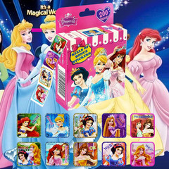 2 Pack Princess Stickers, 20 Designs, 400 Self Adhesive Roll Stickers