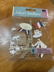 Jolee’s PARIS Stickers Eiffel Tower Vacation Travel France~FREE SHIPPING