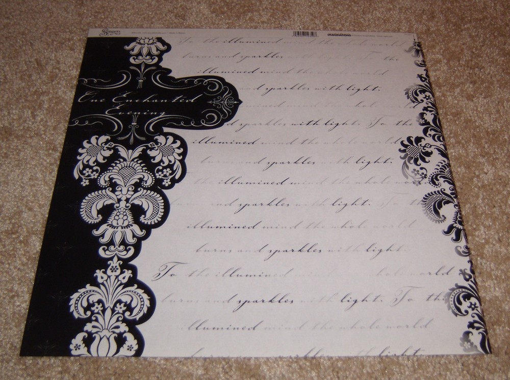 Creative Imaginations Sonnets Transparency ~ One Enchanted Evening